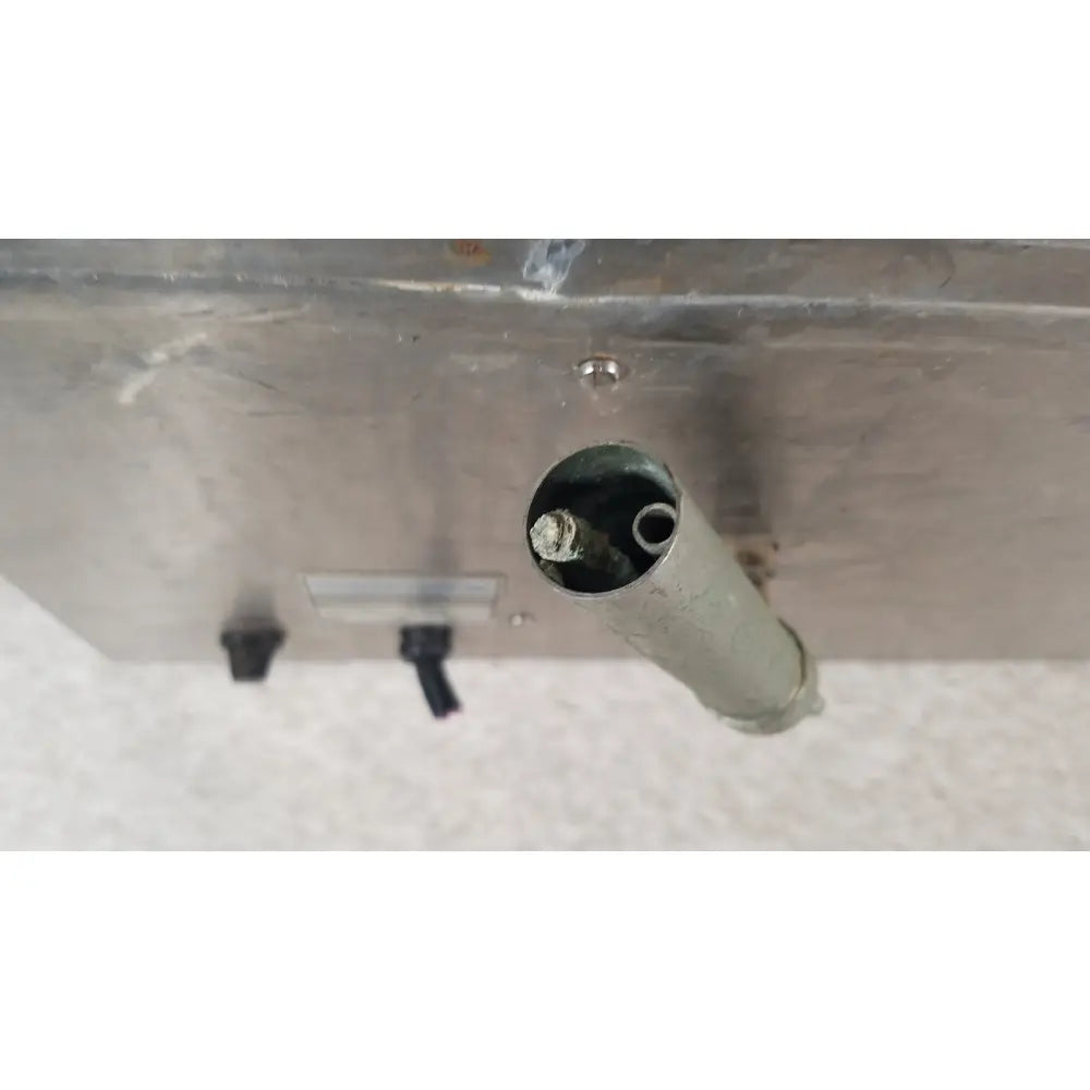 A metallic worn pipe with corroded interior and threading for gca precision scientific dubnoff metabolic incubator