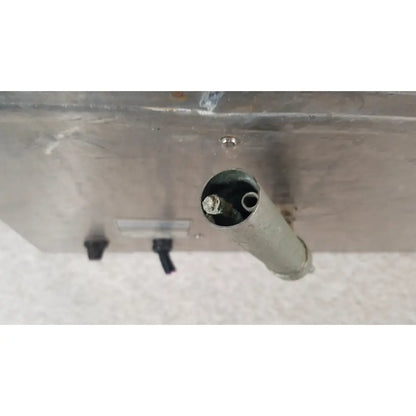 A metallic worn pipe with corroded interior and threading for gca precision scientific dubnoff metabolic incubator