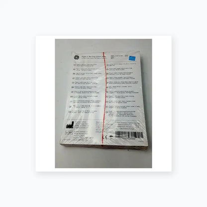 GE 2104770-001 Paper A Red Grid 155mm Wide Z-Fold Hole Queue Thermal Chart Paper, second-hand product photo 2
