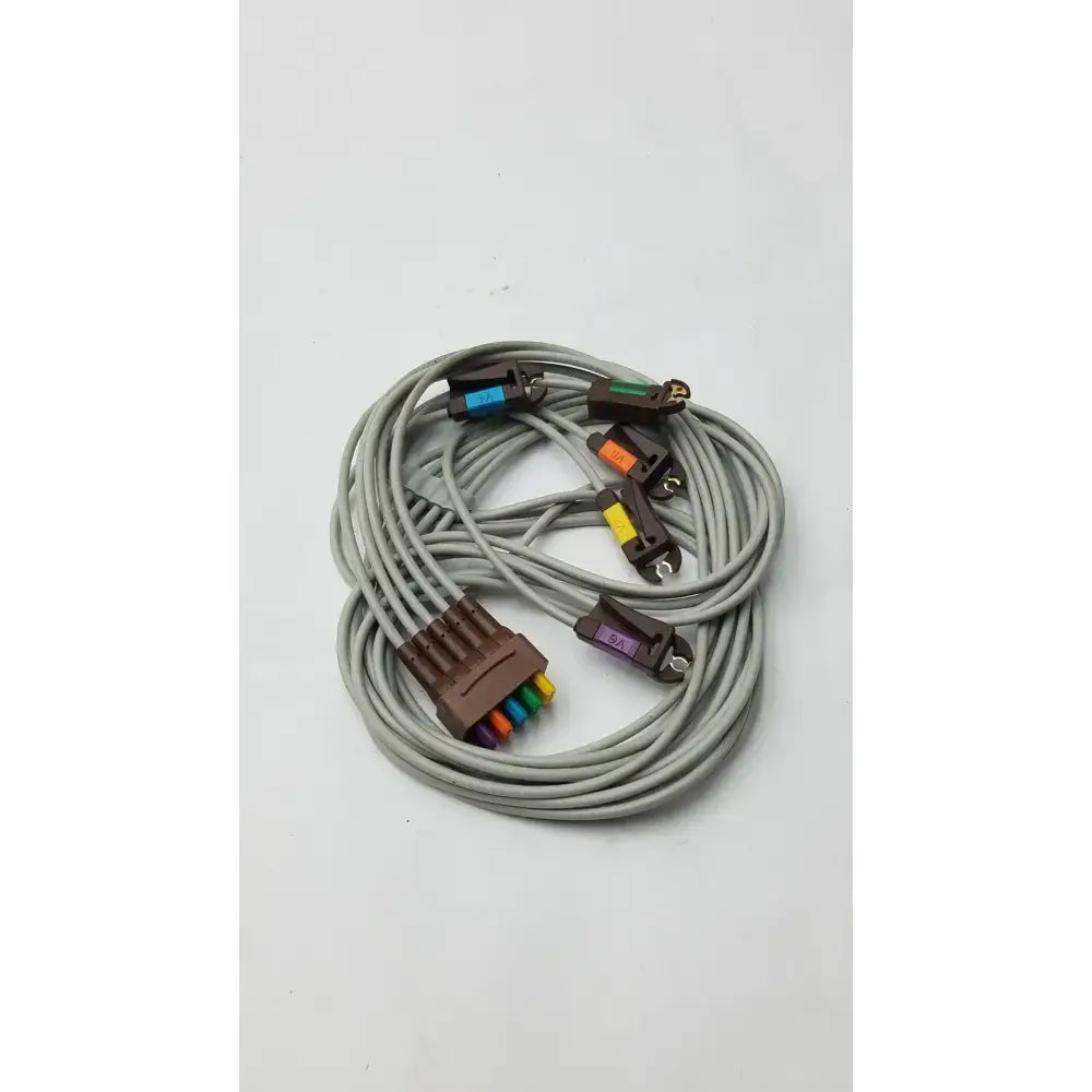 GE 416467-001 Multi-Link ECG Leadwire V2-6, Grabber, AHA ECG Leadwire, second-hand product photo 2