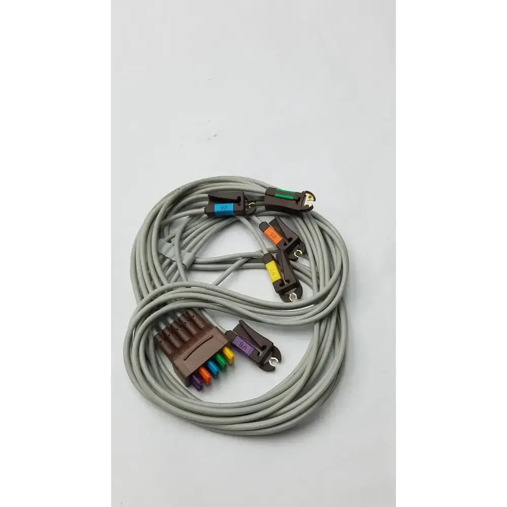 GE 416467-001 Multi-Link ECG Leadwire V2-6, Grabber, AHA ECG Leadwire, second-hand product photo 1