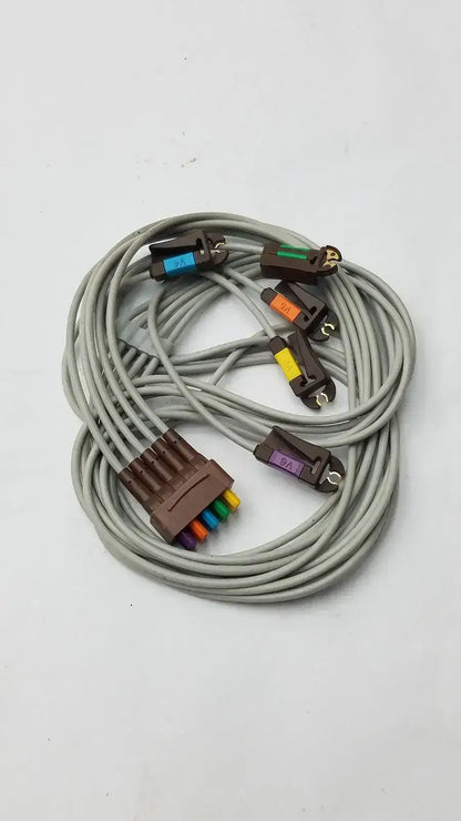 GE 416467-001 Multi-Link ECG Leadwire V2-6, Grabber, AHA ECG Leadwire, second-hand product photo 4