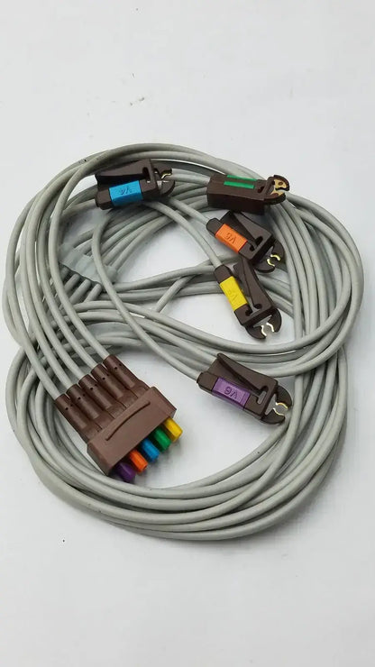GE 416467-001 Multi-Link ECG Leadwire V2-6, Grabber, AHA ECG Leadwire, second-hand product photo 3