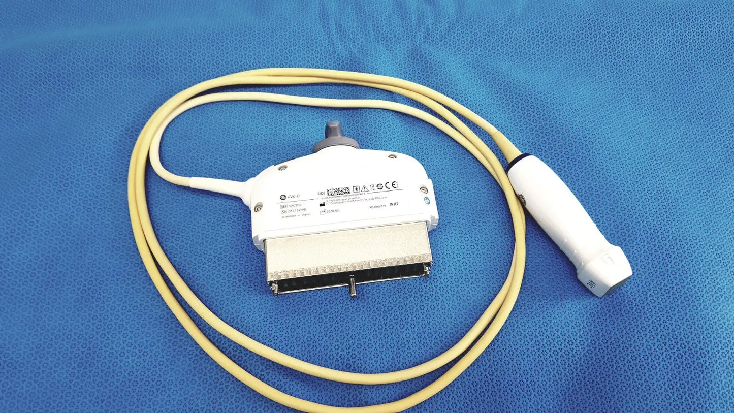 Reuse Medical GE 4VC-D Ultrasound Transducer – 3D/4D XDclear Phased Array Medical Sensors & Ultrasound Probes, second-hand product photo 1