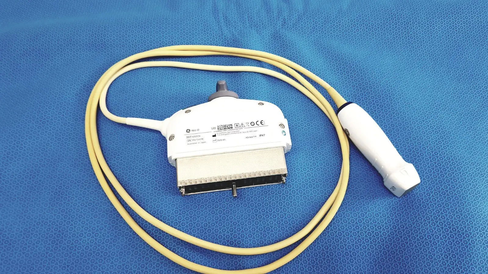 Reuse Medical GE 4VC-D Ultrasound Transducer – 3D/4D XDclear Phased Array Medical Sensors & Ultrasound Probes, second-hand product photo 1