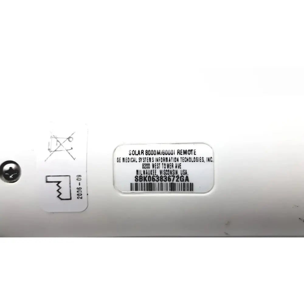 GE Adult Solar 8000M/8000I Remote Control Patient Monitor Accessory, as-is (for parts) product photo 20