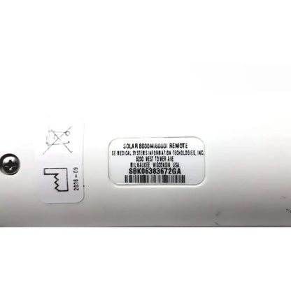GE Adult Solar 8000M/8000I Remote Control Patient Monitor Accessory, as-is (for parts) product photo 20