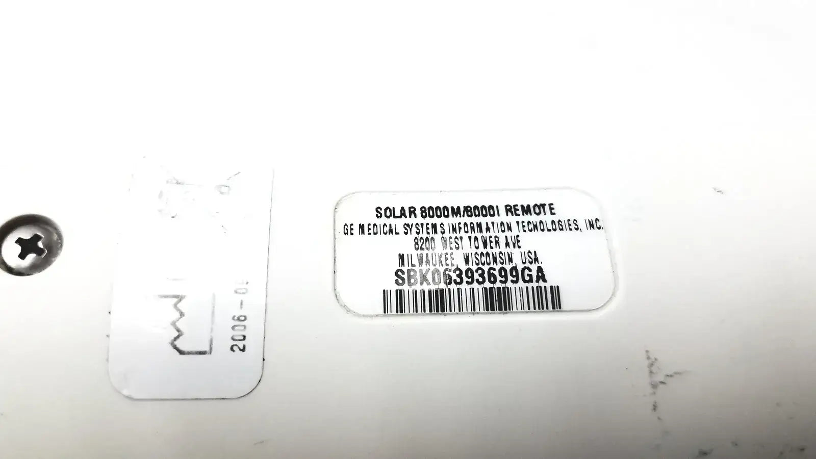 GE Adult Solar 8000M/8000I Remote Control Patient Monitor Accessory, as-is (for parts) product photo 9
