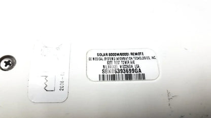 GE Adult Solar 8000M/8000I Remote Control Patient Monitor Accessory, as-is (for parts) product photo 9