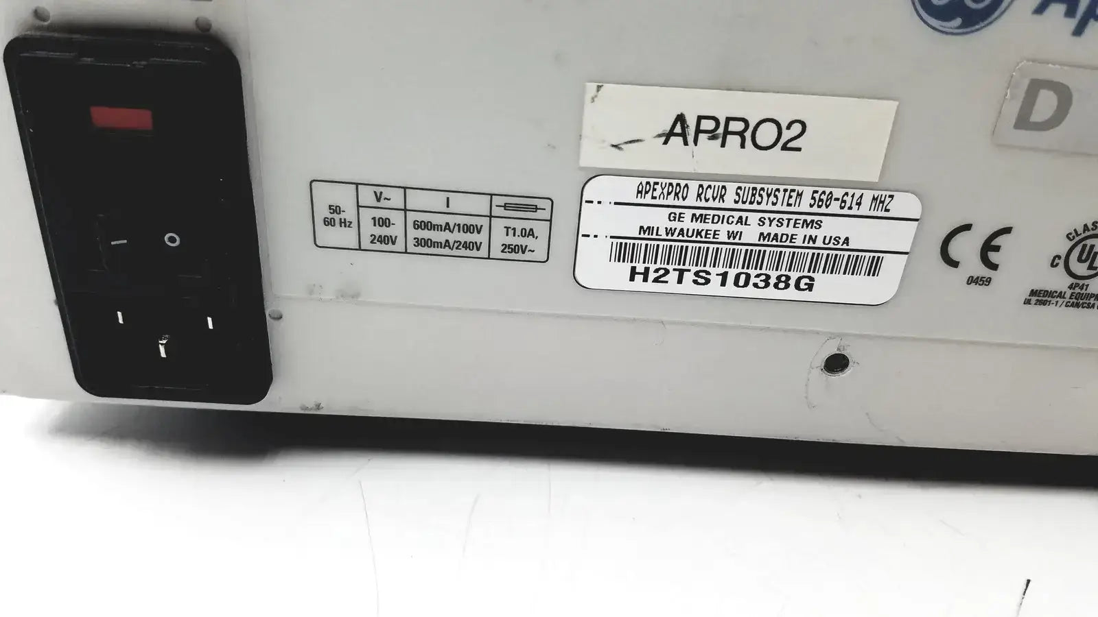 GE Medical GE ApexPro RCVR Subsystem 560-614 mhz Telelemetry Receiver Telemetry Receiver Subsystem, second-hand product photo 7