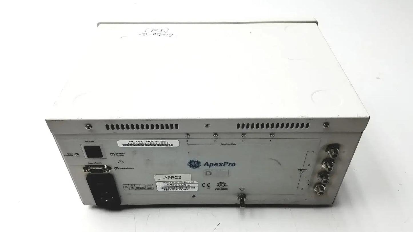 GE Medical GE ApexPro RCVR Subsystem 560-614 mhz Telelemetry Receiver Telemetry Receiver Subsystem, second-hand product photo 4