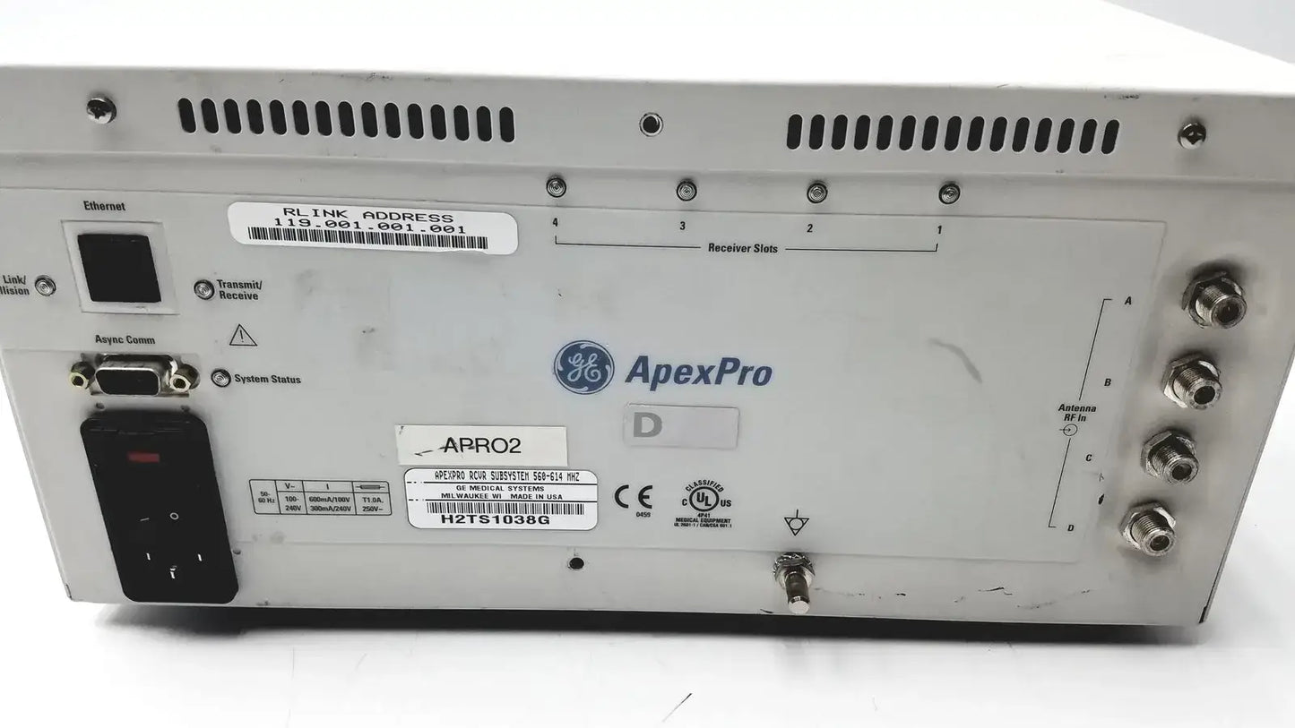 GE Medical GE ApexPro RCVR Subsystem 560-614 mhz Telelemetry Receiver Telemetry Receiver Subsystem, second-hand product photo 5