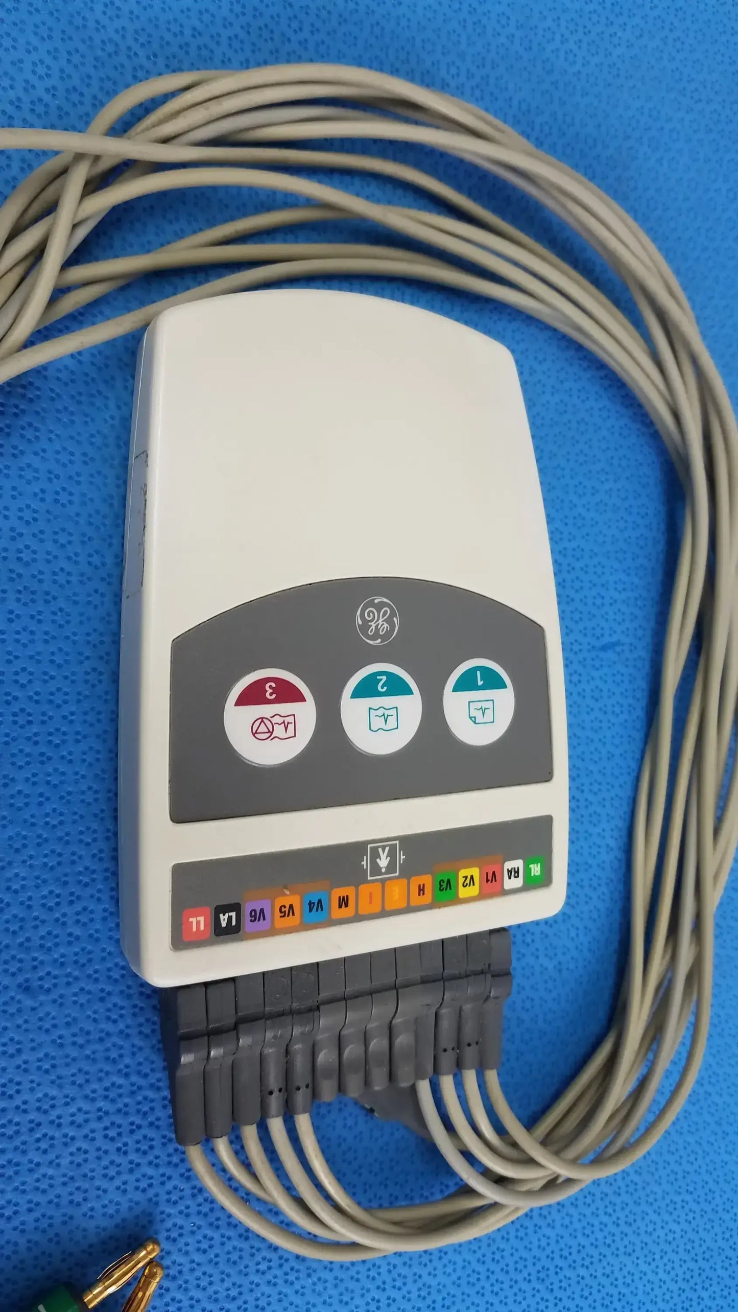 GE Healthcare GE CAM 14 ECG Acquisition Module With Leads ECG Acquisition Module, second-hand product photo 3