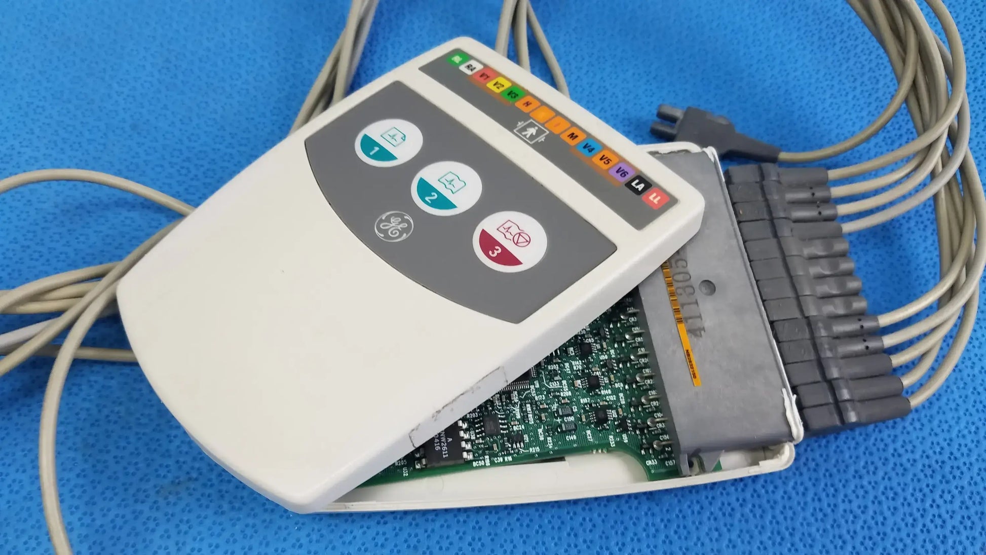 GE Healthcare GE CAM 14 ECG Acquisition Module With Leads ECG Acquisition Module, second-hand product photo 4