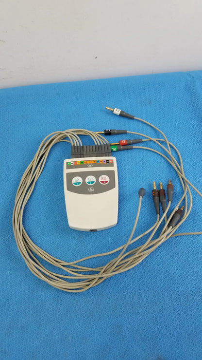 GE Healthcare GE CAM 14 ECG Acquisition Module With Leads ECG Acquisition Module, second-hand product photo 1
