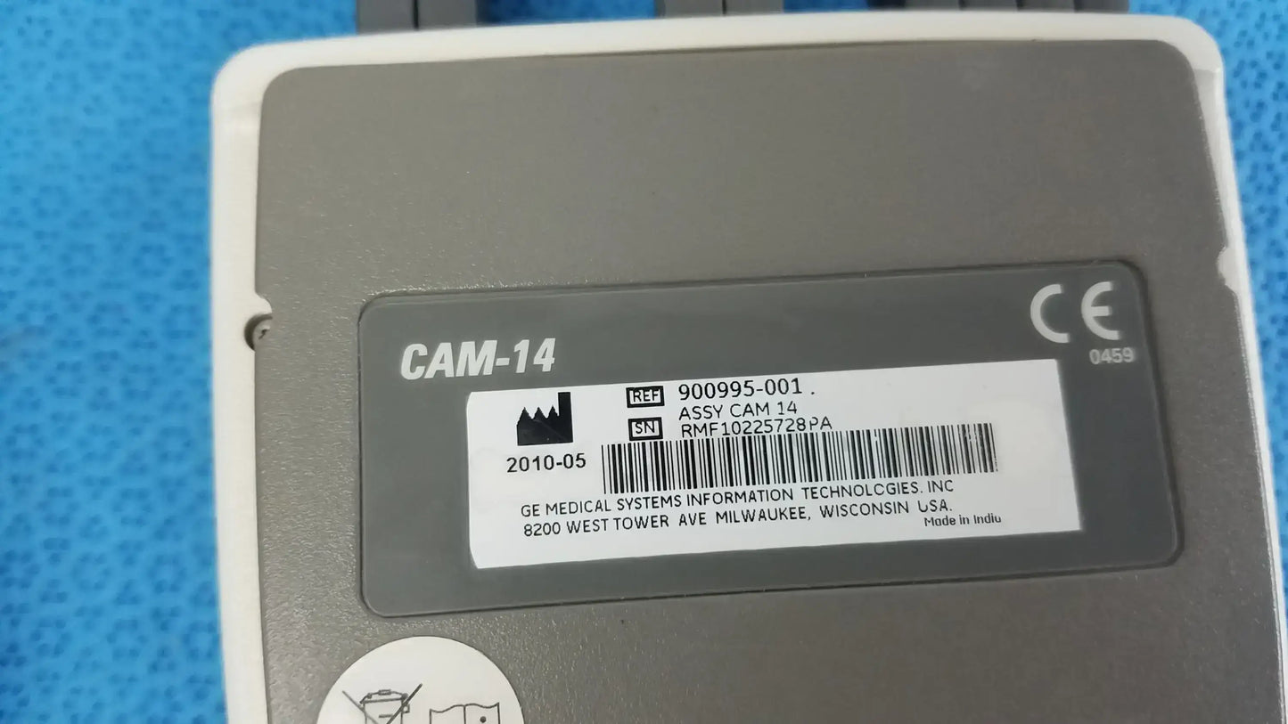 GE CAM 14 ECG Acquisition Module With Leads Ref 900995-001 ECG Acquisition Module, second-hand product photo 6
