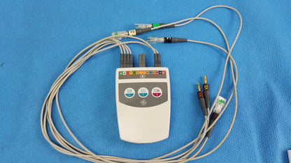 GE CAM 14 ECG Acquisition Module With Leads Ref 900995-001 ECG Acquisition Module, second-hand product photo 1