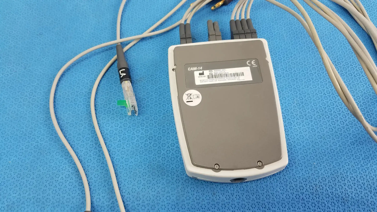 GE CAM 14 ECG Acquisition Module With Leads Ref 900995-001 ECG Acquisition Module, second-hand product photo 5