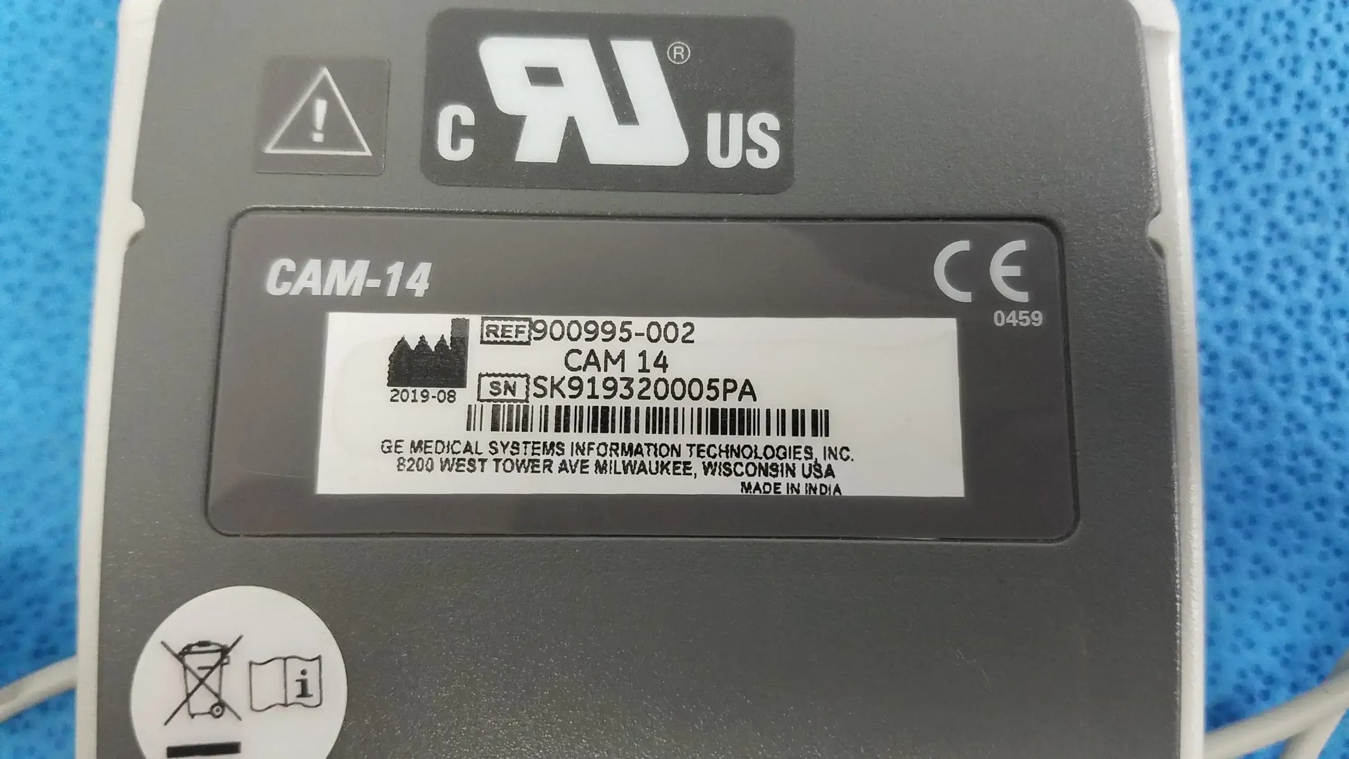 GE CAM 14 ECG Acquisition Module With Leads Ref 900995-002 ECG Acquisition Module, second-hand product photo 5