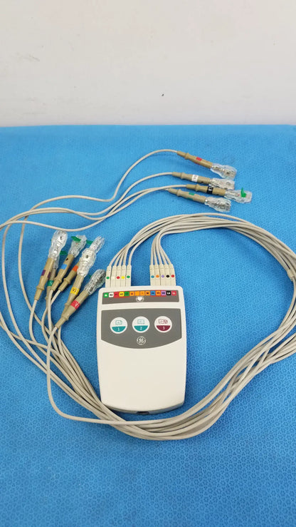 GE CAM 14 ECG Acquisition Module With Leads Ref 900995-002 ECG Acquisition Module, second-hand product photo 1
