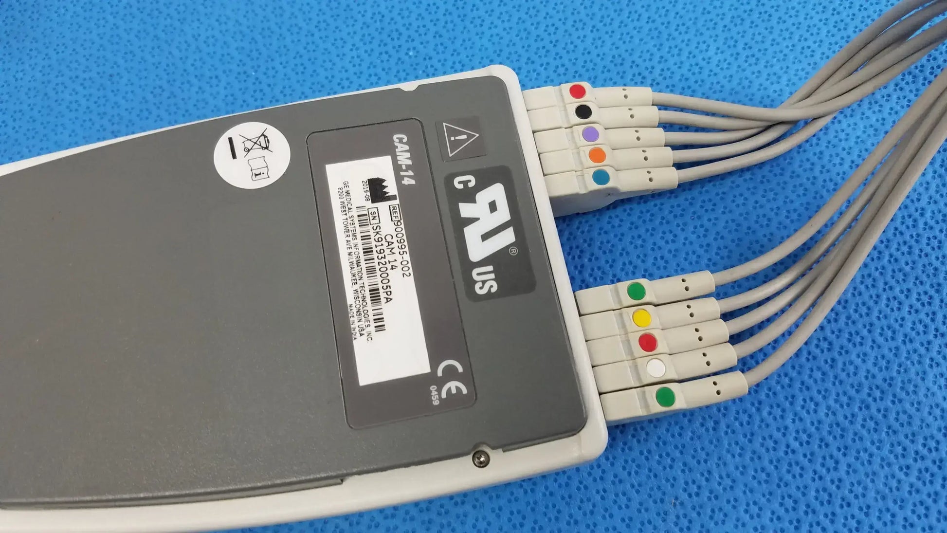 GE CAM 14 ECG Acquisition Module With Leads Ref 900995-002 ECG Acquisition Module, second-hand product photo 6