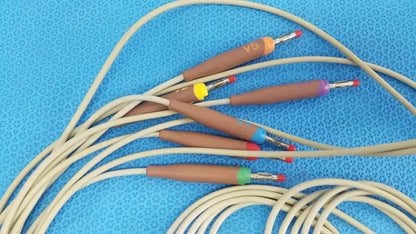 GE CAM HD ECG EKG Patient Lead Cable 900995-003 w/ Leads ECG Lead Cable, second-hand product photo 5