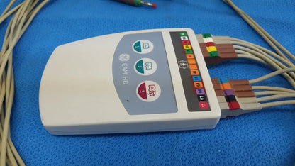 GE CAM HD ECG EKG Patient Lead Cable 900995-003 w/ Leads ECG Lead Cable, second-hand product photo 6