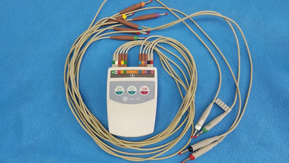 GE CAM HD ECG EKG Patient Lead Cable 900995-003 w/ Leads ECG Lead Cable, second-hand product photo 1
