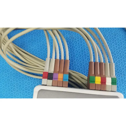 GE CAM HD ECG EKG Patient Lead Cable 900995-003 w/ Leads ECG Lead Cable, second-hand product photo 10