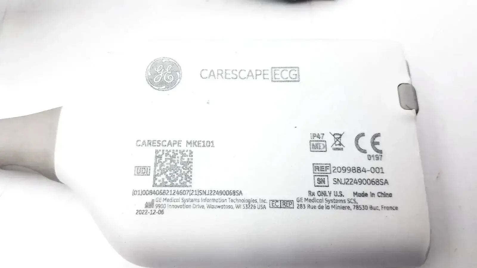 GE Medical GE CARESCAPE ECG Parameter Cable, 3.6M AHA MKE101 ECG Micro Module 2099884-001 ECG Parameter Cable, second-hand product photo 6