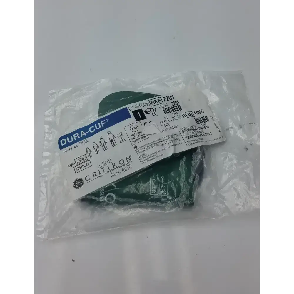 GE Medical GE Critikon Dura Cuf 2201 Child Blood Pressure Cuff Blood Pressure Cuff, second-hand product photo 1