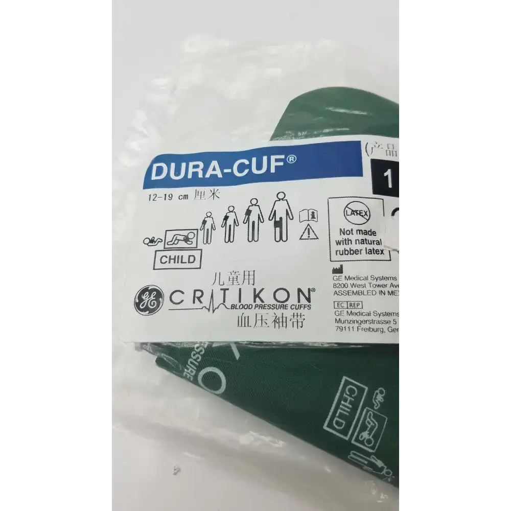 GE Medical GE Critikon Dura Cuf 2201 Child Blood Pressure Cuff Blood Pressure Cuff, second-hand product photo 3
