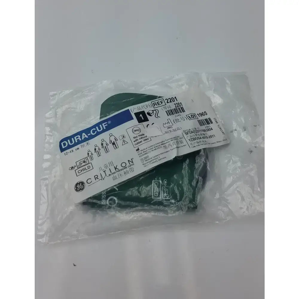 GE Medical GE Critikon Dura Cuf 2201 Child Blood Pressure Cuff Blood Pressure Cuff, second-hand product photo 1