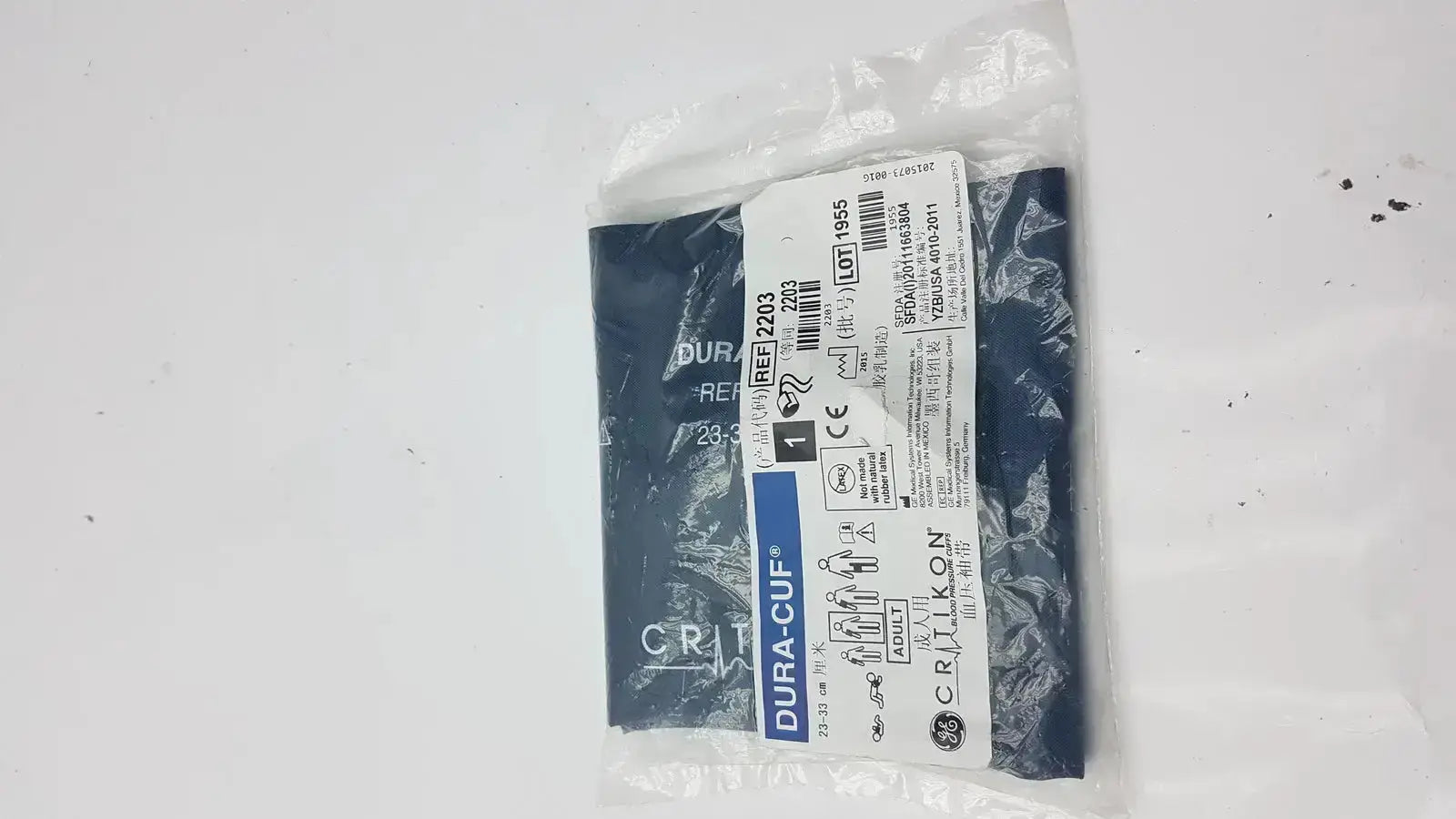 GE Critikon DURA-CUF 2203, Adult, Blood Pressure Cuff Blood Pressure Cuff, second-hand product photo 2