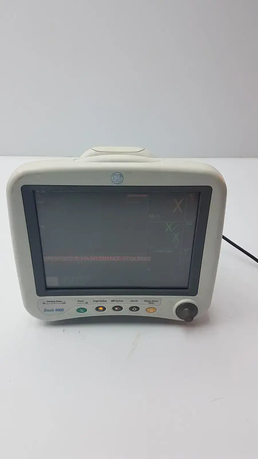 GE Dash 4000 Patient Monitor With BP, SPO2, Temp, CO2, NBP, & ECG Patient Monitor, second-hand product photo 7