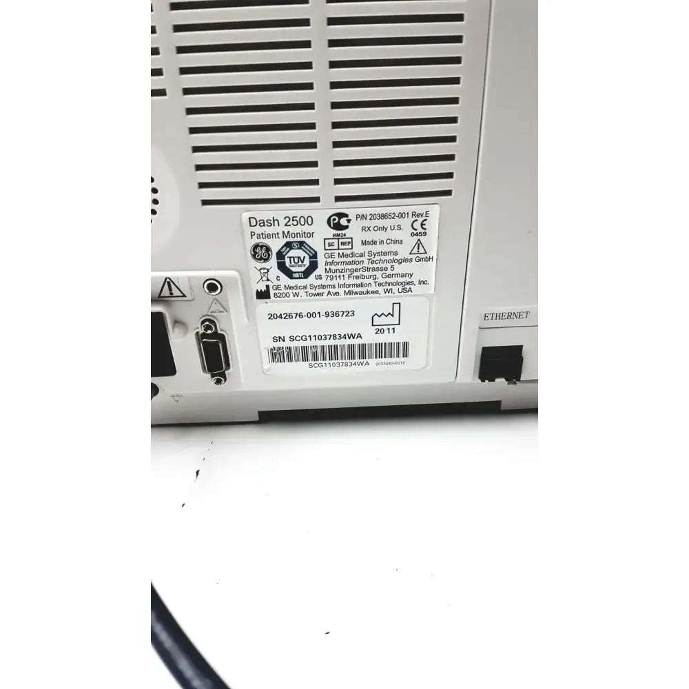 GE Medical GE Datex-Ohmeda Dash 2500 Patient Monitor Patient Monitor, second-hand product photo 7