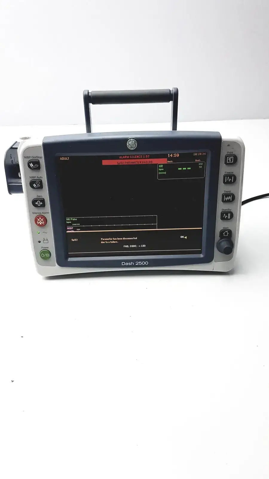 GE Medical GE Datex-Ohmeda Dash 2500 Patient Monitor Patient Monitor, second-hand product photo 1
