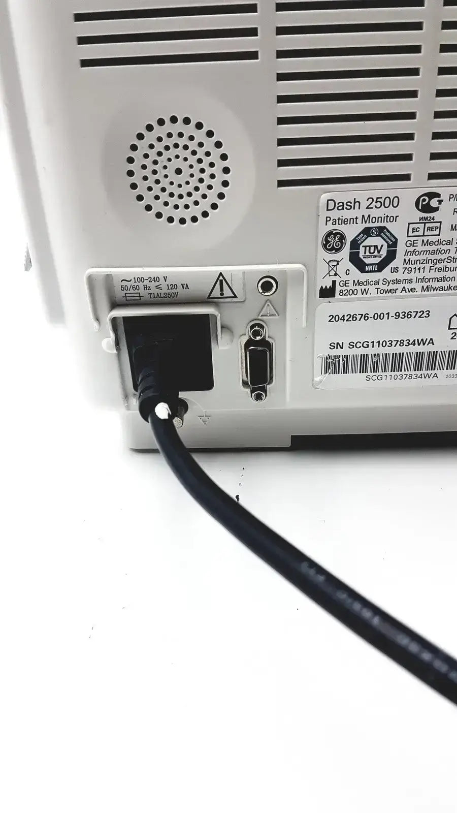 GE Medical GE Datex-Ohmeda Dash 2500 Patient Monitor Patient Monitor, second-hand product photo 8