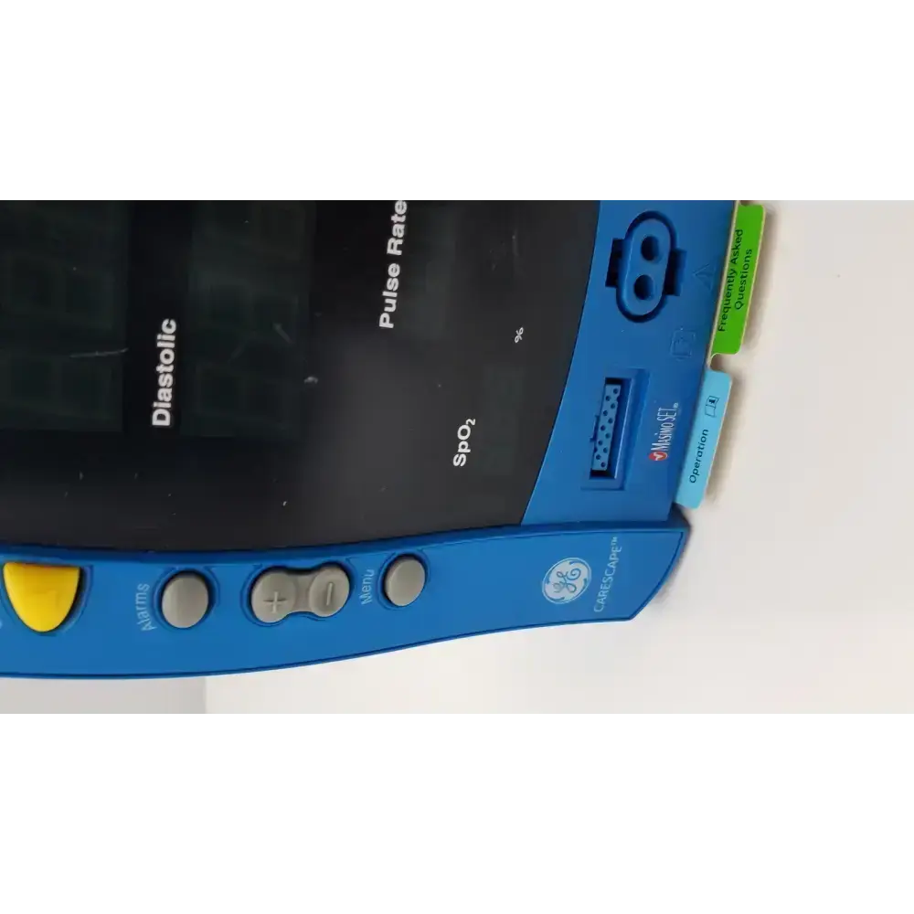Welch Allyn GE Dinamap Carescape V100 Patient Monitor NIBP Temp Masimo SpO2 Patient Monitor, second-hand product photo 3