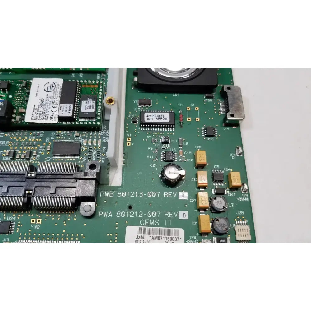 GE Healthcare GE Gems IT PWB PWB 801213-007 Rev D, Jabil AM071150037 Control Board Control Board, second-hand product photo 10
