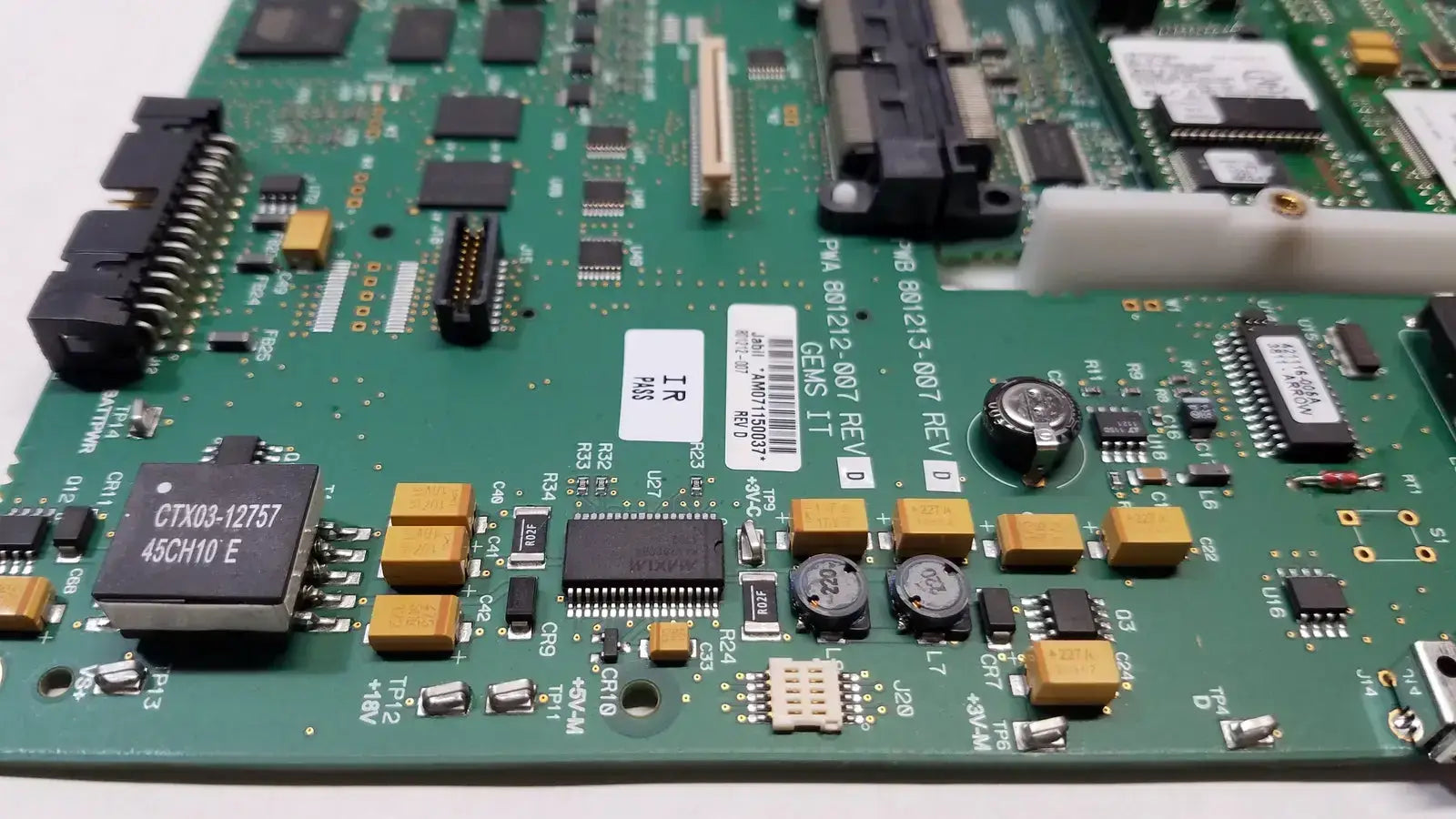 GE Healthcare GE Gems IT PWB PWB 801213-007 Rev D, Jabil AM071150037 Control Board Control Board, second-hand product photo 18