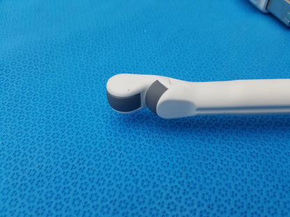 White and gray ergonomic pen with rounded tip for ge healthcare be9cs-d bi-plane micro convex ultrasound probe use