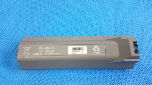 Reuse Medical GE Healthcare GEMS-IT MACPAC Battery – Compatible with MAC 5500HD Patient Monitors, second-hand product photo 1