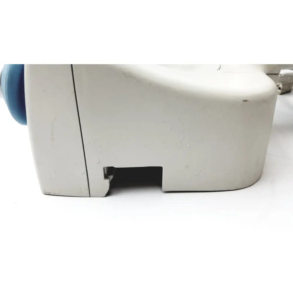 White plastic healthcare innova smart handle base with blue knob designed for reuse medical applications model 5127605