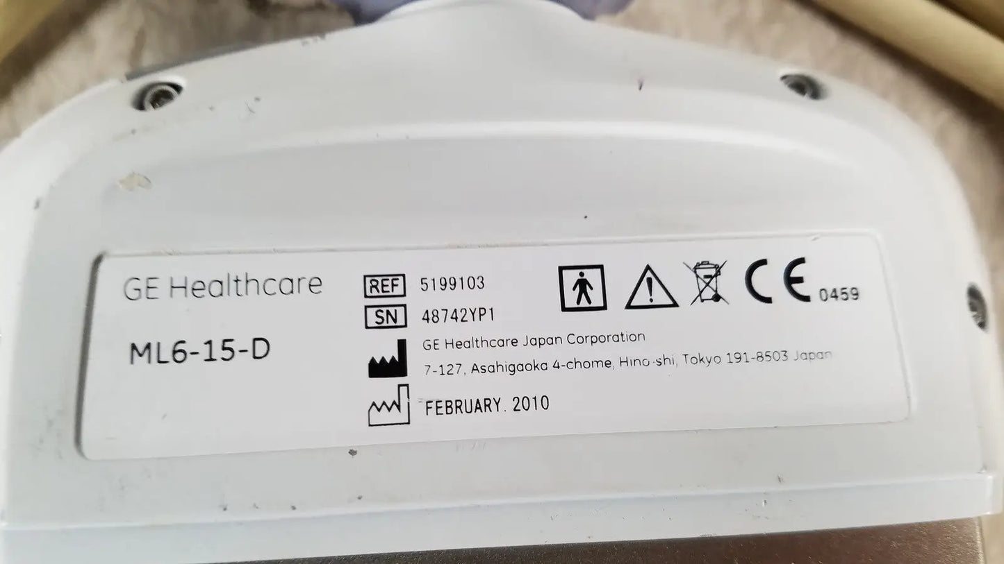 GE Healthcare ML6-15-D Wideband Linear Ultrasound Transducer REF 5199103 Ultrasound Transducer, second-hand product photo 2