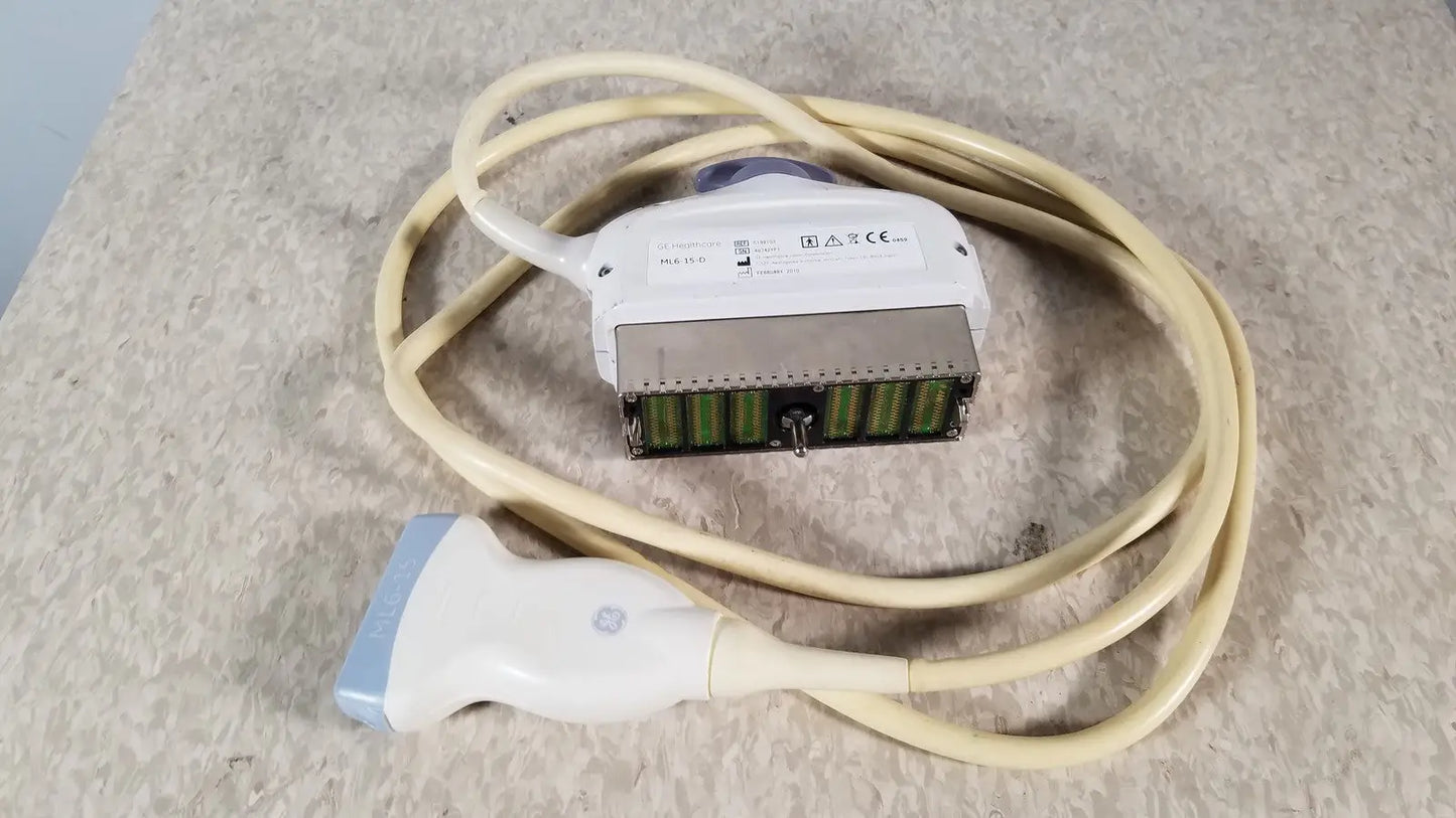 GE Healthcare ML6-15-D Wideband Linear Ultrasound Transducer REF 5199103 Ultrasound Transducer, second-hand product photo 1