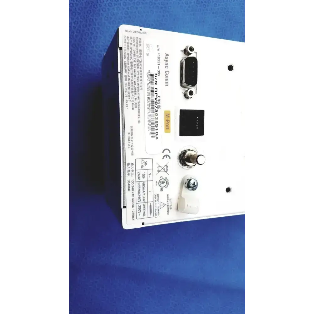 GE Healthcare PRN 50-M Printer Recorder – Powers On, Untested Printer Recorder, as-is (for parts) product photo 4