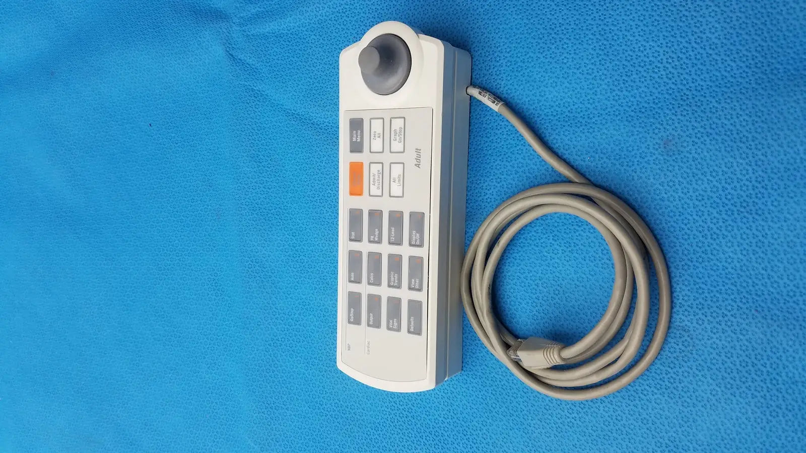 GE Healthcare Solar 8000i Keypad 2000637-001 Rev B Patient Monitor Keypad, second-hand product photo 8