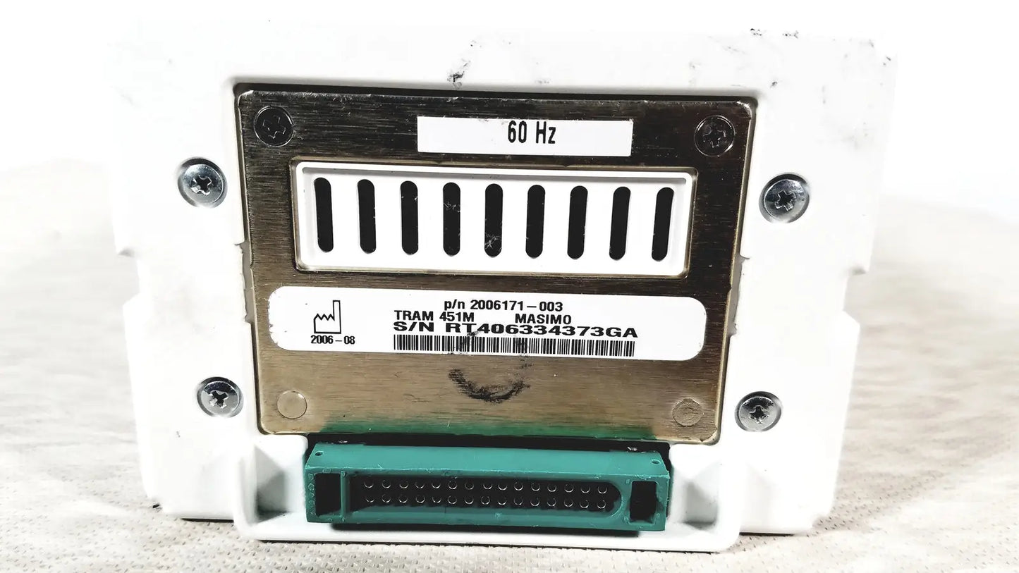 GE Healthcare TRAM 451M Multiparameter Module - Masimo SpO2 Multiparameter Module, second-hand product photo 5