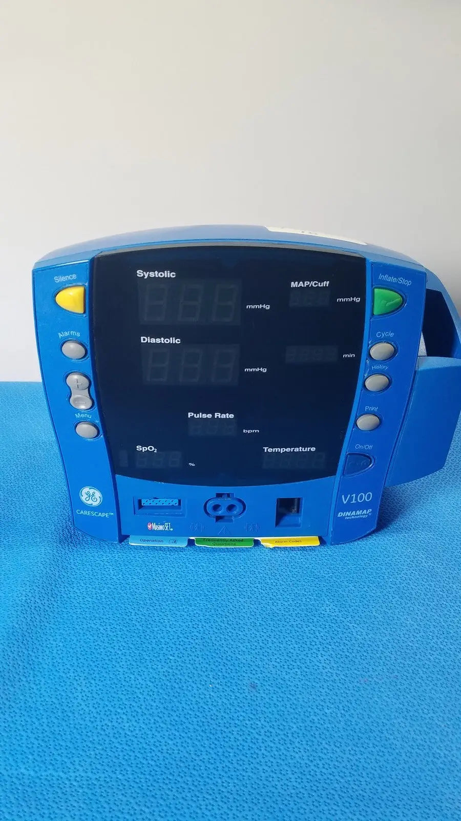 Reuse Medical GE Healthcare V180-JBAC-AXAA-XX Vital Signs Monitor Other Medical & Lab Equipment, as-is (for parts) product photo 1